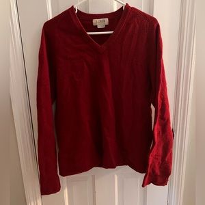 J. Crew wool men’s v-neck sweater